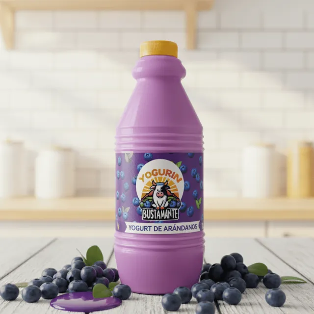 Botella de yogurt con arándanos Yogurin