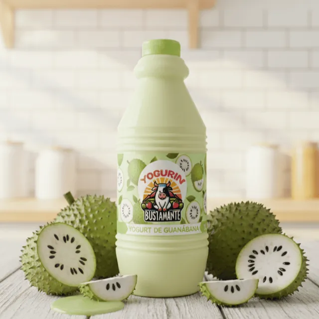 Botella de yogurt con guanábana Yogurin